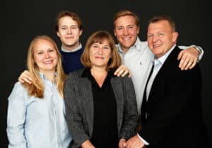 portrætfoto familie